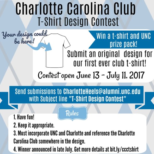 Charlotte Carolina Club T-Shirt Design Contest