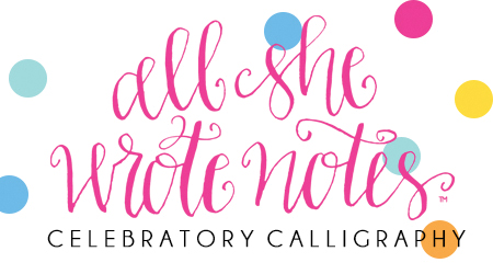 Save the Date: All She Wrote Notes Penmanship Party (Sept 28)