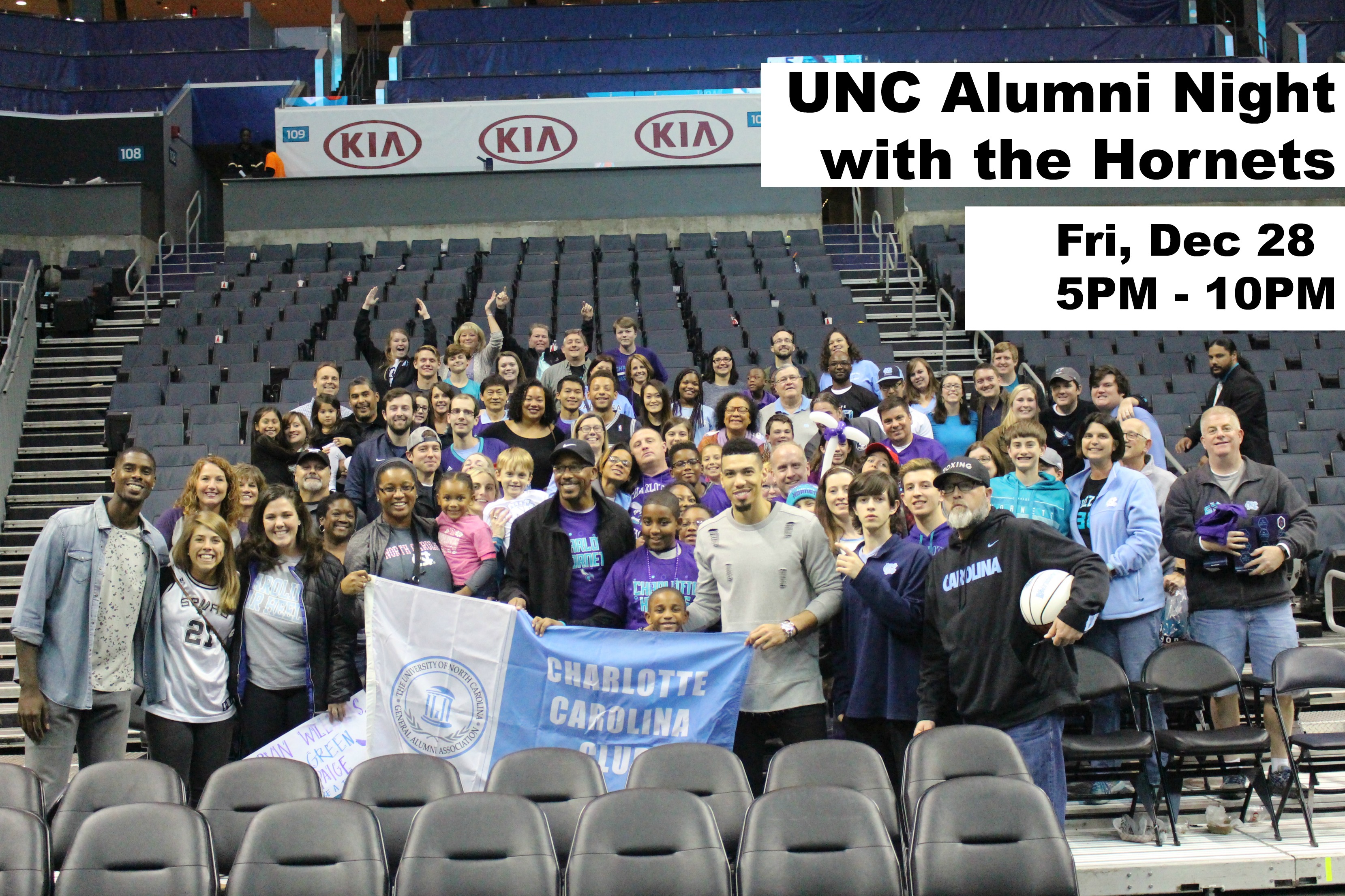 UNC Alumni Night with the Hornets: Hornets v Nets (Dec 28)